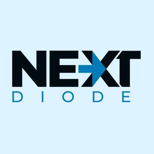 Logotipo Next Diode para referencia de marca digital