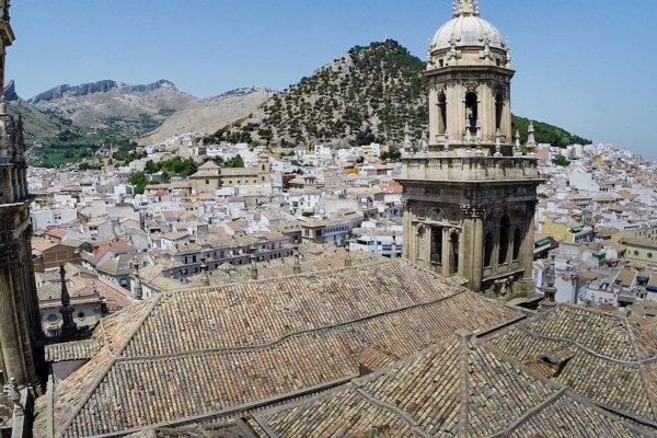Catedral de Jaén vista de pájaro