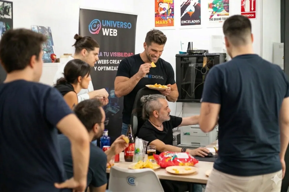 Desayuno compartido por el equipo de Sumur Digital